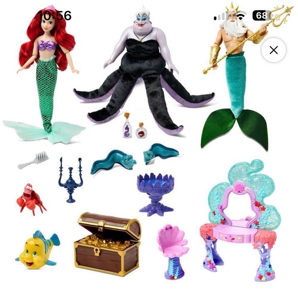 New in box Little Mermaid doll gift set - Picture 2 of 2
